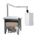 Lade das Bild in den Galerie-Viewer, Extraflame Comfort P85 Plus Pellet-Insert 12 kW Schwarz Anthrazit
