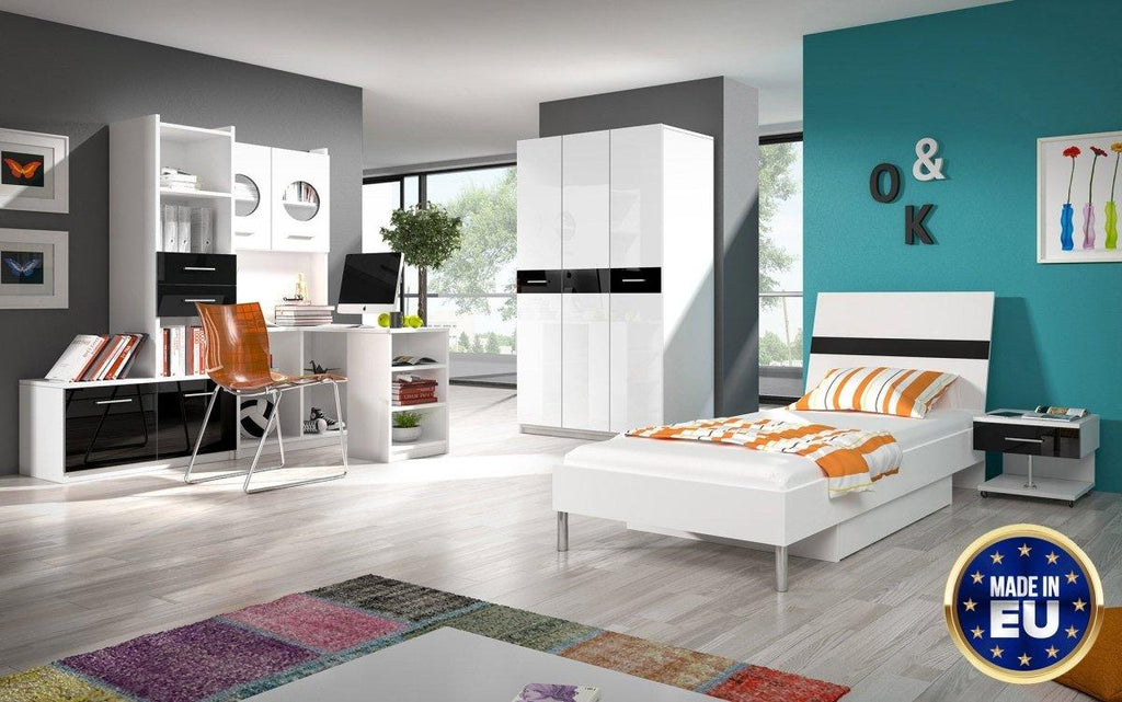 Luxuriöses 5-teiliges Kinderzimmer Set CHANGE mit Stauraum & Hochglanzfronten