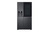 LG Side-by-Side Kühlschrank: InstaView, Craft Ice, Festwasseranschluss, Matte Black