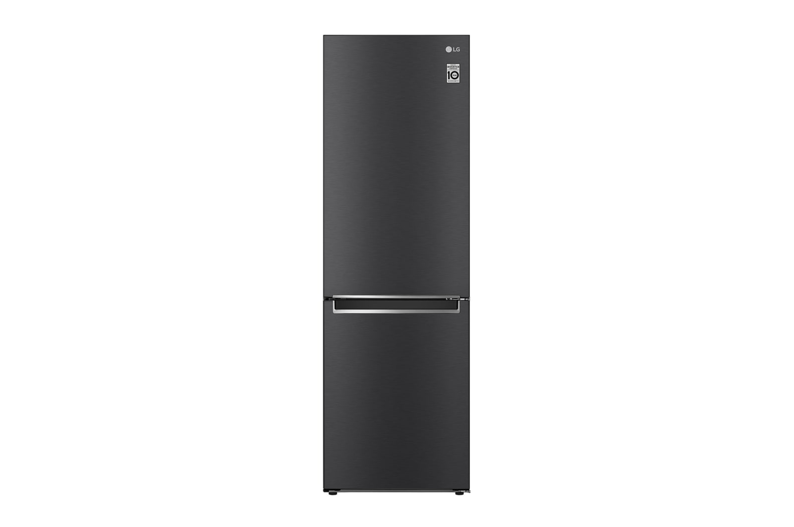LG GBB61MCGCN1 Moderne Kühl-Gefrierkombination Matte Black, 341L, Smart Inverter Compressor