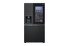 LG InstaView Side-by-Side Kühlschrank: Groß, Smart, Eis- & Wasserspender, Schwarz