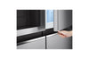 LG Side-by-Side Kühlschrank Door-in-Door, Eis- & Wasserspender, 635L, Platinum Silver