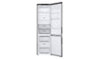 LG Kühl-Gefrierkombination 384L, Smart Inverter Kompressor, NatureFRESH, Leise, Stahl