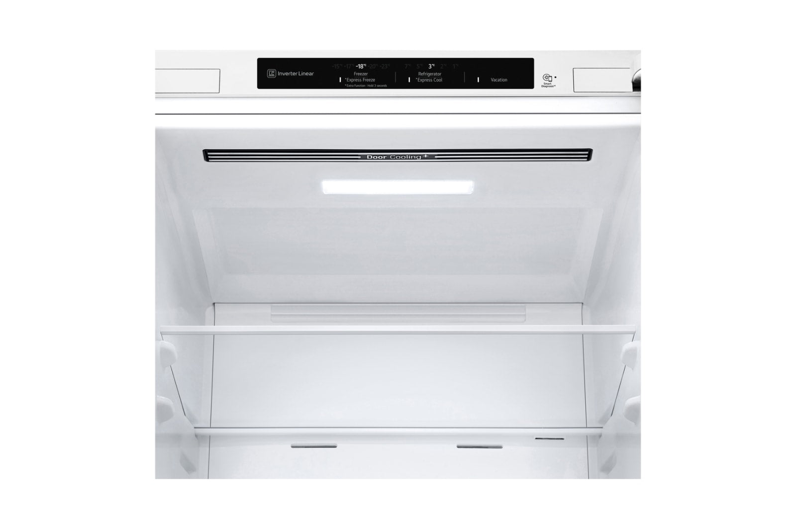 LG GBP62SWNAC Kühl-Gefrierkombination Weiß – Inverter Linear Compressor, 384L, A-Klasse