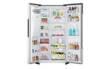 Lade das Bild in den Galerie-Viewer, LG Side-by-Side Kühlschrank mit InstaView, Craft Ice, Eis- &amp; Wasserspender, 562L Kapazität
