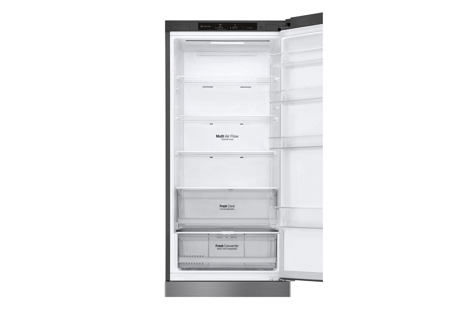 LG NoFrost Kühl-Gefrierkombination 384L, Inverter Linear Kompressor, Effizienzklasse B