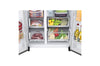 LG Side-by-Side Kühlschrank Door-in-Door, Eis- & Wasserspender, 635L, Platinum Silver