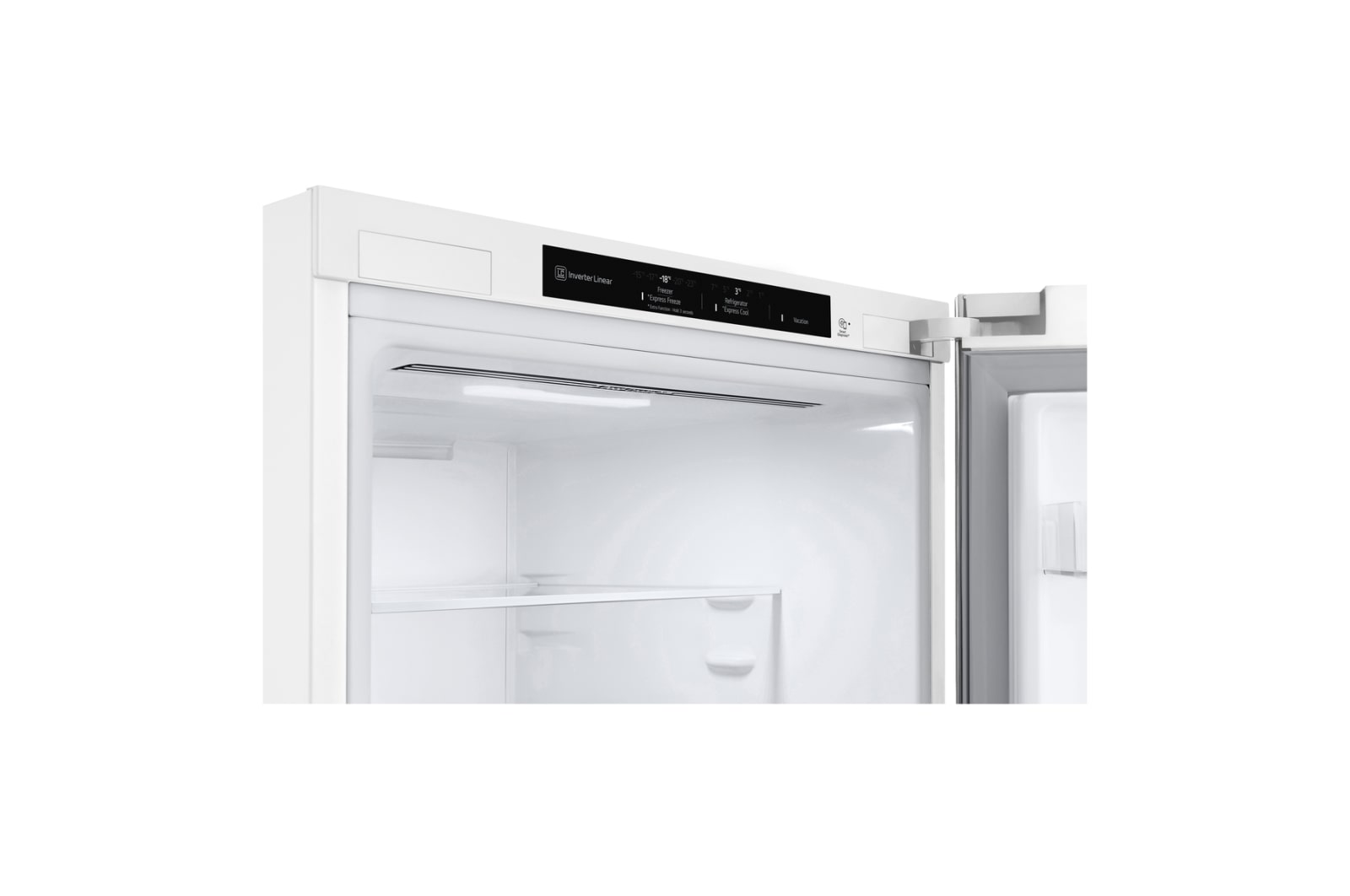 LG GBP62SWNAC Kühl-Gefrierkombination Weiß – Inverter Linear Compressor, 384L, A-Klasse