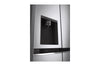 LG Side-by-Side Kühlschrank Door-in-Door, Eis- & Wasserspender, 635L, Platinum Silver