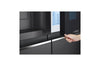 LG Side-by-Side Kühlschrank: InstaView, Craft Ice, Festwasseranschluss, Matte Black