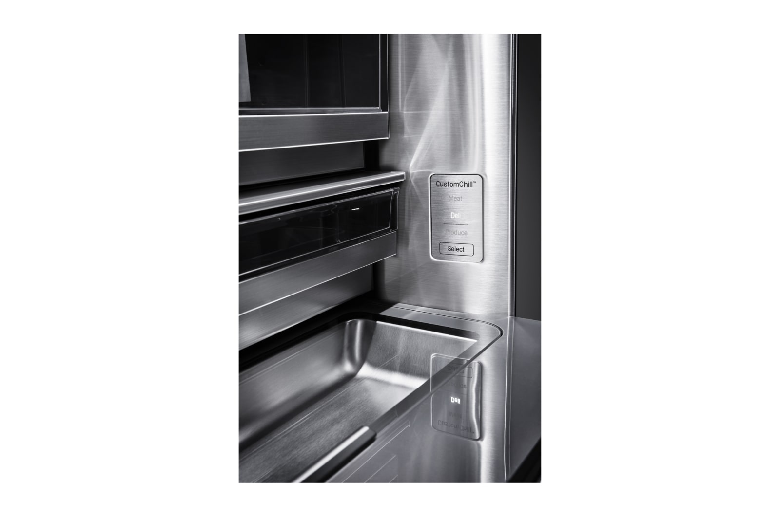 LG SIGNATURE LSR100 InstaView Multi-Door Kühlschrank – Edelstahl, Smart Technologie, 643L