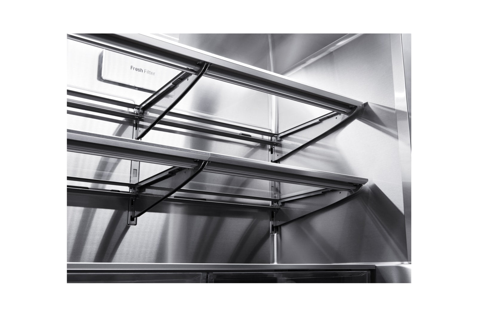 LG SIGNATURE LSR100 InstaView Multi-Door Kühlschrank – Edelstahl, Smart Technologie, 643L