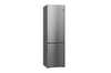 LG Kühl-Gefrierkombination 384L, Smart Inverter Kompressor, NatureFRESH, Leise, Stahl