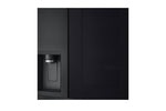 Lade das Bild in den Galerie-Viewer, LG InstaView Side-by-Side Kühlschrank: Groß, Smart, Eis- &amp; Wasserspender, Schwarz
