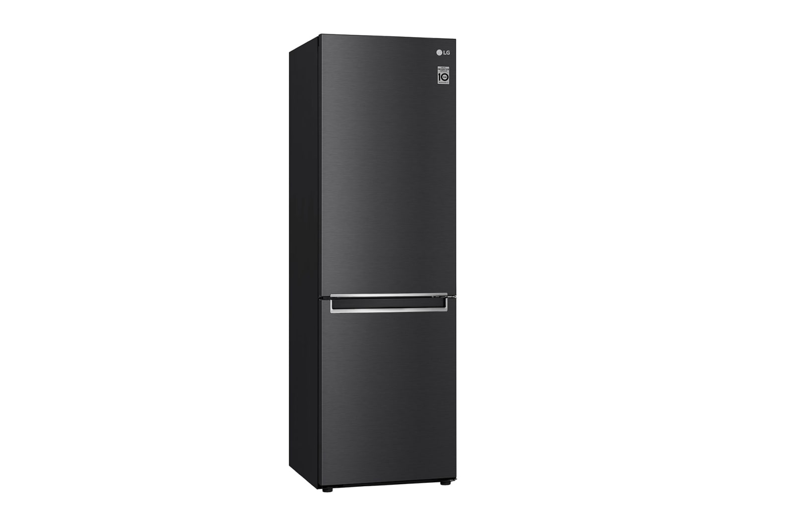 LG GBB61MCGCN1 Moderne Kühl-Gefrierkombination Matte Black, 341L, Smart Inverter Compressor