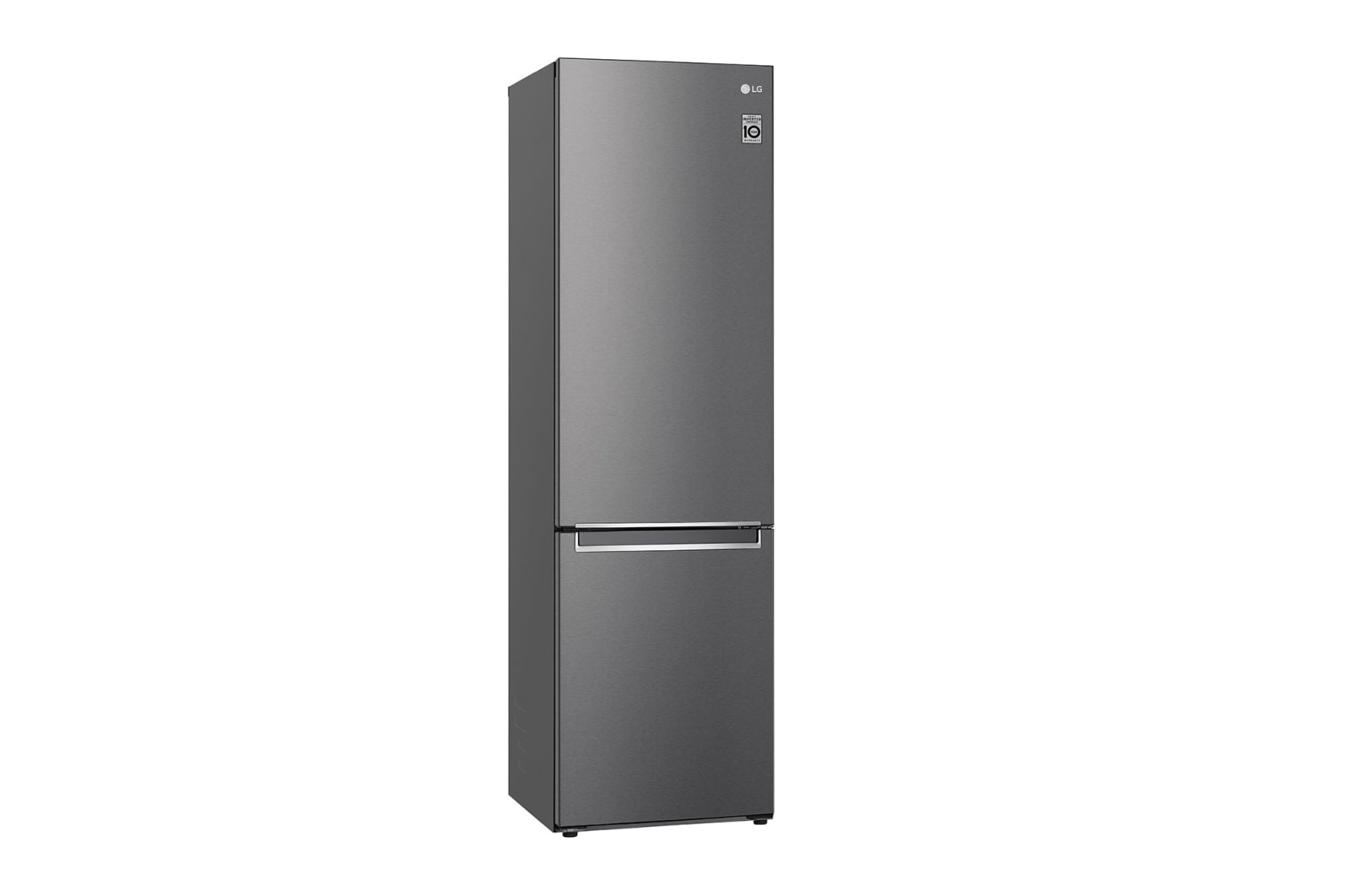 LG Kühl-Gefrierkombination 384L, Inverter Linear Kompressor, Dark Graphite, 203cm hoch