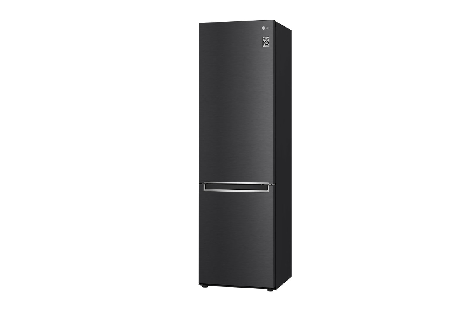 LG GBB62MCGCN1 Kühl-Gefrierkombination Mattschwarz, Smart Inverter Kompressor, 384L