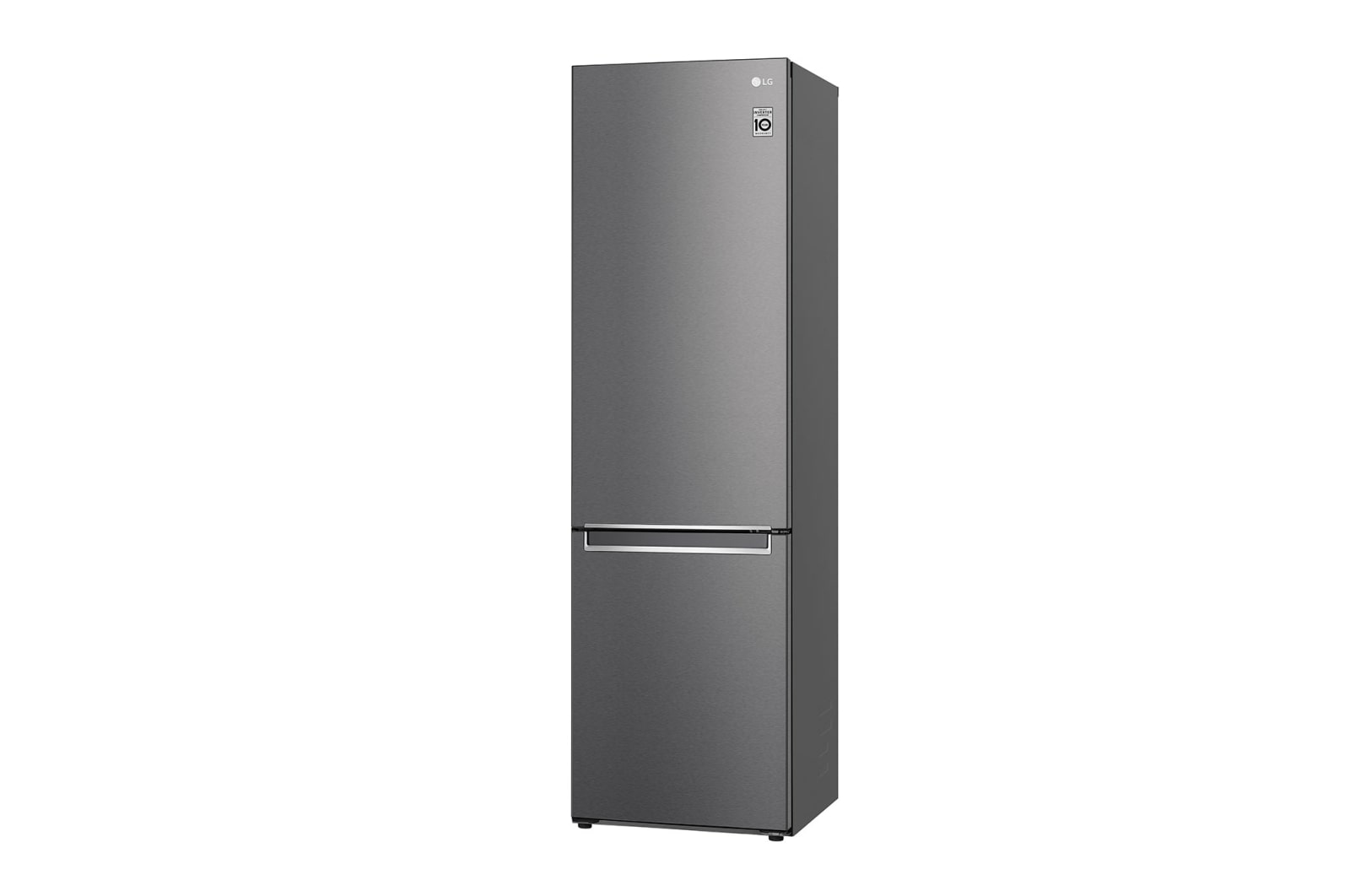 LG Kühl-Gefrierkombination 384L, Inverter Linear Kompressor, Dark Graphite, 203cm hoch