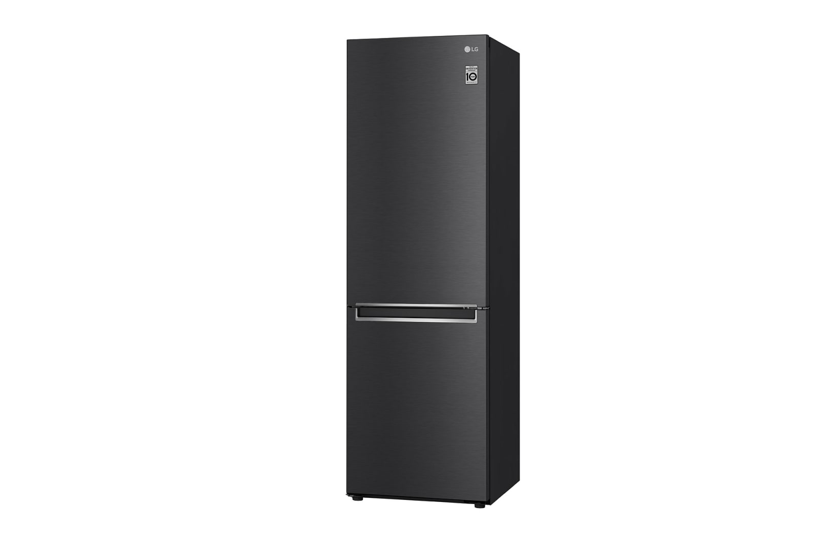 LG GBB61MCGCN1 Moderne Kühl-Gefrierkombination Matte Black, 341L, Smart Inverter Compressor