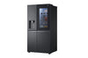 LG Side-by-Side Kühlschrank: InstaView, Craft Ice, Festwasseranschluss, Matte Black