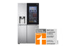 LG InstaView Side-by-Side Kühlschrank, 635L Kapazität, Eis- und Wasserspender, Smart