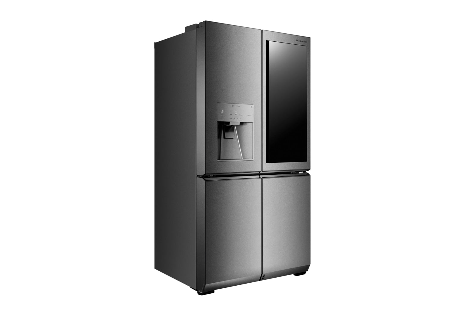 LG SIGNATURE LSR100 InstaView Multi-Door Kühlschrank – Edelstahl, Smart Technologie, 643L