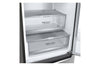 LG NatureFRESH Kühl-Gefrierkombination Steel, 384L, Smart Inverter, Linear Cooling, leise
