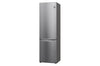 LG NatureFRESH Kühl-Gefrierkombination Steel, 384L, Smart Inverter, Linear Cooling, leise