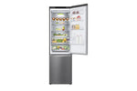 Lade das Bild in den Galerie-Viewer, LG NatureFRESH Kühl-Gefrierkombination Steel, 384L, Smart Inverter, Linear Cooling, leise
