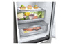 LG NatureFRESH Kühl-Gefrierkombination Steel, 384L, Smart Inverter, Linear Cooling, leise