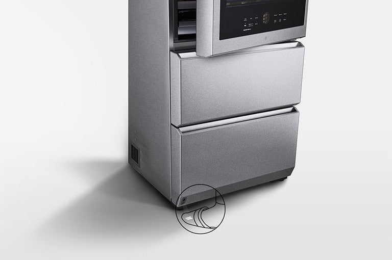 LG SIGNATURE LSR200W InstaView® Weinkühlschrank – Perfekte Temperaturkontrolle, Vibrationsschutz