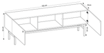Carregar imagem no visualizador da galeria, Elegantes Modernes Designer Lowboard Valencia – Stilvolles TV-Möbel für Ihr Wohnzimmer
