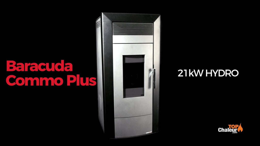 AlfaPlam Baracuda Hydro Granulatheizofen 21 kW mit Wasser‑Pumpe