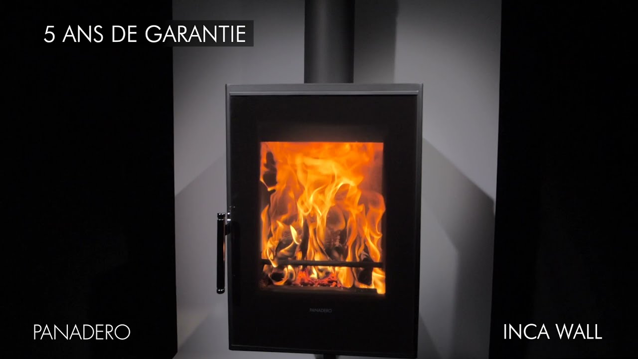Panadero Inca Wall hängender Holzofen 8 kW – modernes Design