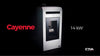 Cayenne 14 kW Granulatheizung ETNA Luxe mit 23 kg Tank