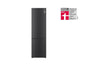LG Kühl-Gefrierkombination 384L Inverter Linear Kompressor Mattschwarz B-Klasse