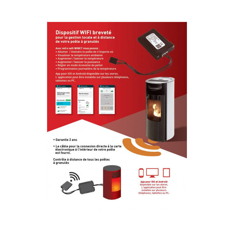ETNA Wi‑Fi Modul Type M – Fernsteuerung für Pelletöfen