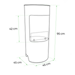 Lade das Bild in den Galerie-Viewer, ScandiFlames Montgomery Bioethanol-Kaminofen: Moderner Ofen mit Holzofen-Design
