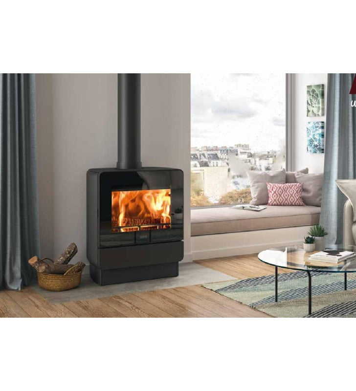 Nestor Martin M43 Holzofen 9,5 kW Doppelverbrennung mit IR-Glas
