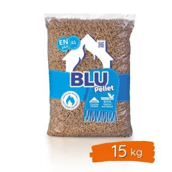 BLU PELLET Premium Holzpellets 100% Fichte ENplus A1 15 kg Sack