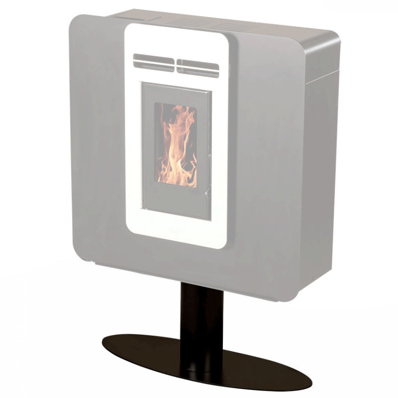 ETNA Veloce Pelletöfen Fußoption – 5,5 kW, 90 % Wirkungsgrad, 80 mm Rauchrohrdurchmesser