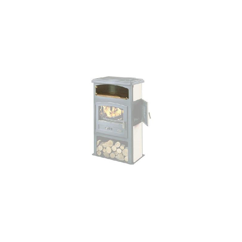 Godin Glastür-Option für Eco & Brûlhaut Holzöfen – Weiß, 7 kg