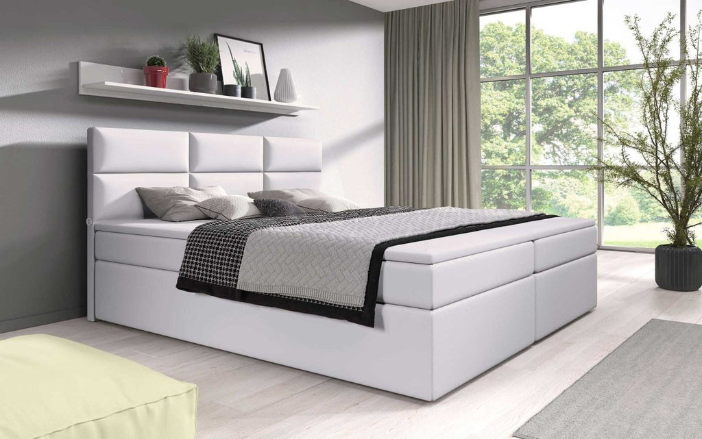 Carre Boxspringbett mit USB-Anschluss: Modernes Design, Hoher Schlafkomfort, Praktische Ladefunktion