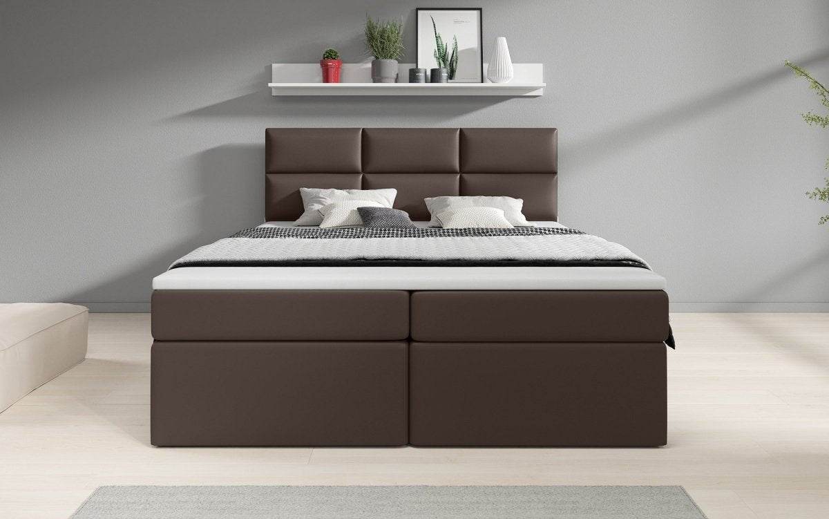 Carre Boxspringbett mit USB-Anschluss: Modernes Design, Hoher Schlafkomfort, Praktische Ladefunktion