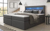 Repos Boxspringbett mit LED & USB: Luxuriöser Schlafkomfort in modernem Design