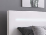 Lade das Bild in den Galerie-Viewer, Luxus Boxspringbett Sejour mit LED-Beleuchtung – Modernes Polsterbett für Schlafkomfort
