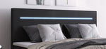 Lade das Bild in den Galerie-Viewer, Luxus Boxspringbett Sejour mit LED-Beleuchtung – Modernes Polsterbett für Schlafkomfort
