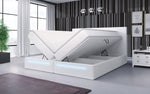 Lade das Bild in den Galerie-Viewer, Luxuriöses Boxspringbett Sejour mit LED-Beleuchtung und cleverem Stauraum
