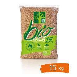Premium BIO-Holzpellet Fichtenholz 15kg ENplus A1 Zertifiziert für Heizungen
