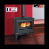 Godin Cube Holzofen 6,5 kW Oberrohr Pack inkl. Anschluss
